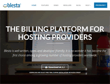 Tablet Screenshot of blesta.com